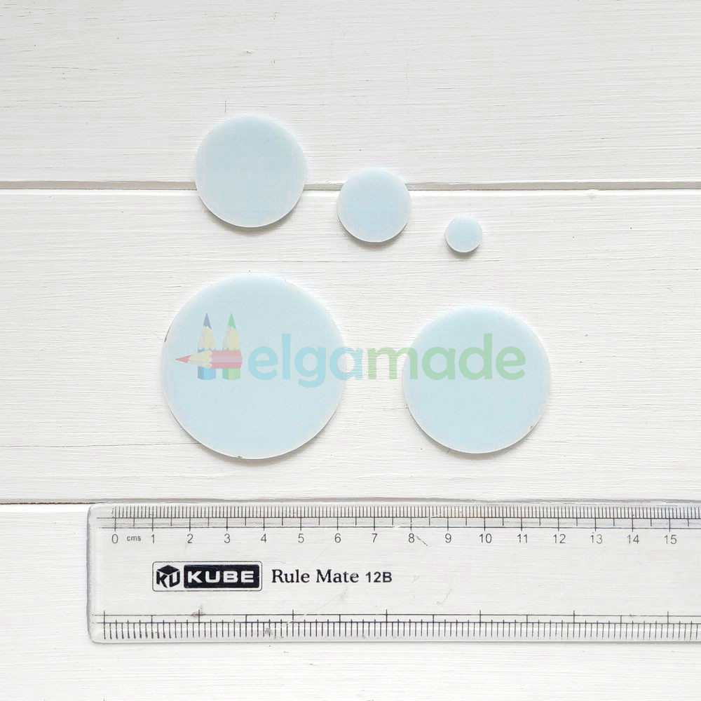 Шаблон пластиковий КРУГИ, 5 шт, фото 1