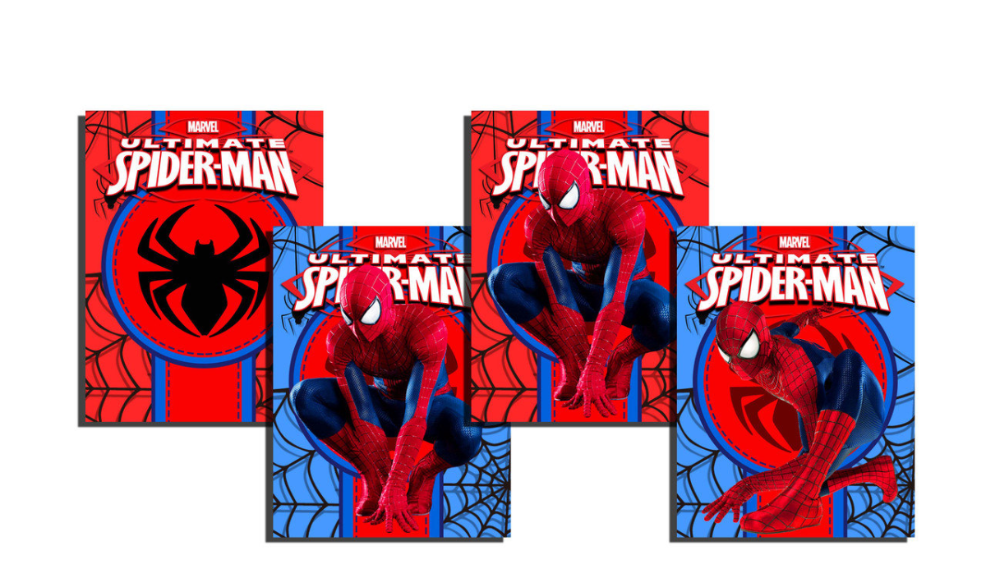 Наклейка — етикетка на сік, воду " Людина-павук ( Spider-Man) ", фото 1