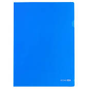 Папка-куточок Economix А4 щільна, синя E31153-02