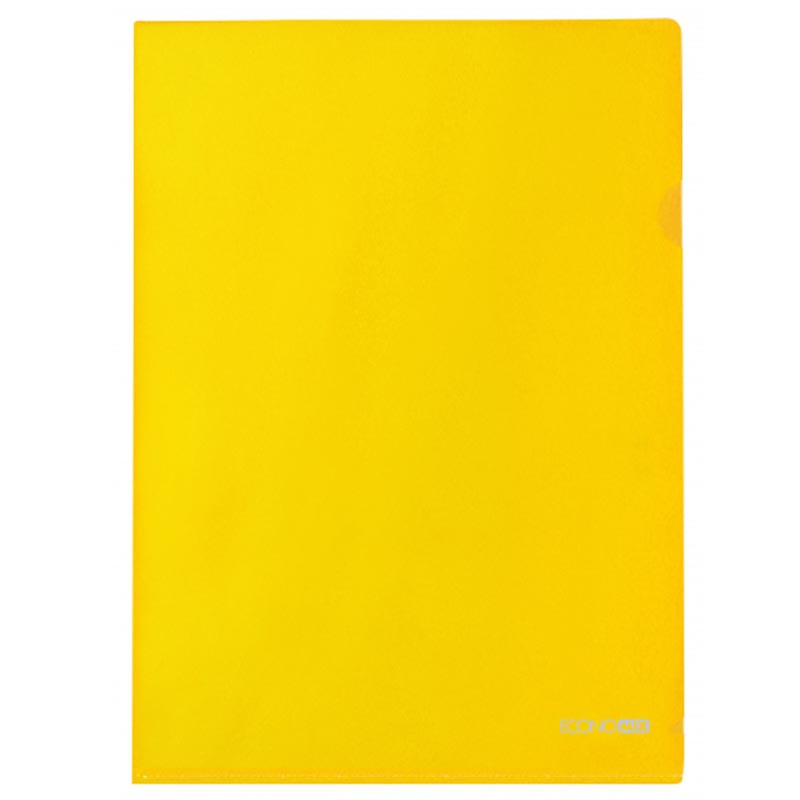 Папка-куточок А4 щільна, жовта