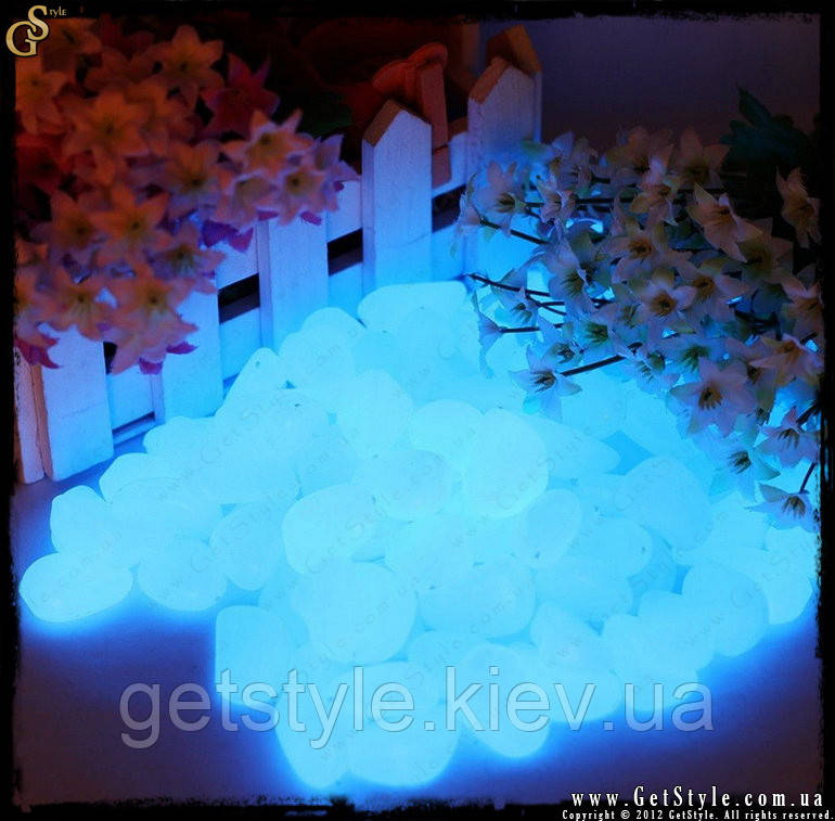 Светящиеся камни - "GlowS" - в наборе 100 штук - фото 1 - id-p36788644