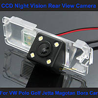 Камера заднего вида универсальная Passat CC, 4D 2006-2009 Variant, Golf Scirocco 2009 2010 цветная матрица CCD