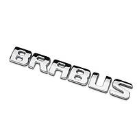 Хромированная Эмблема Шильдик надпись Брабус Brabus Мерседес Mercedes