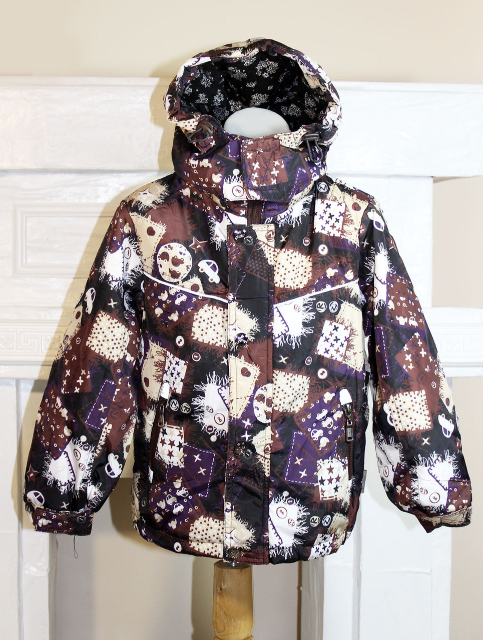 Куртка вітровка для хлопчика, Машинки 92-110, фото 1