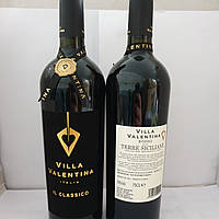 Вино червоне Villa Valentina IL Classico Tere Siciliane ( Сицилія) 14% 0.75 л. 2015