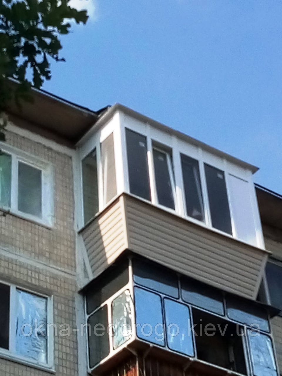 Балкон под ключ с выносом по подоконнику /3500х1450 и 1050х1450 мм/ - фото 6 - id-p232778812