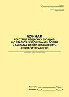 Журнал реєстрації нещасних випадків, що сталися із здобувачами освіти у закладах освіти