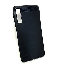 Чохол накладка для Samsung A7 2018, A750 на задню панель Hoco Carbon TPU