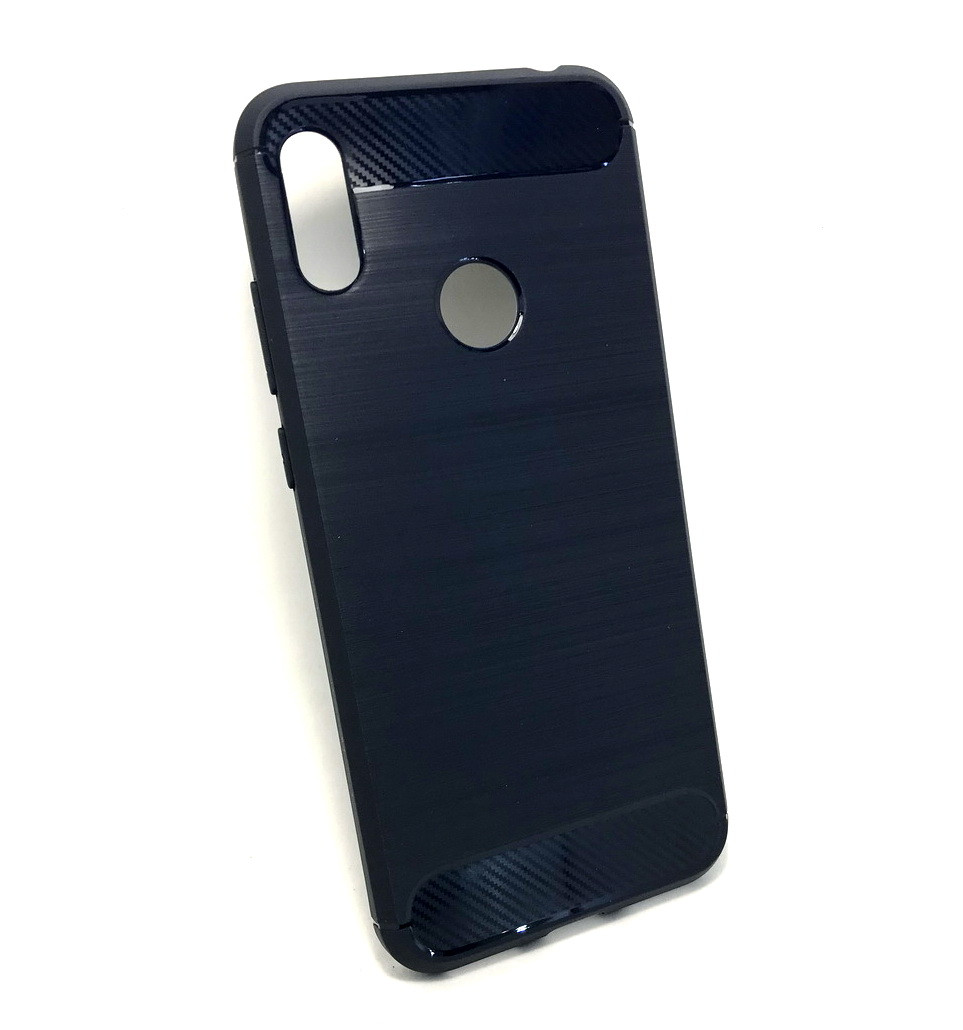 Чохол для Huawei Y6 2019 накладка силіконовий бампер протиударний Hoco Carbon