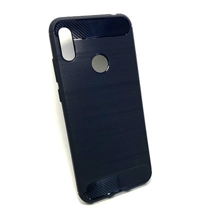 Чохол для Huawei Y6 2019 накладка силіконовий бампер протиударний Hoco Carbon, фото 1