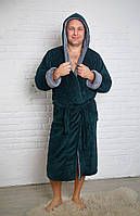 Халат мужской теплый велсофт ТМ "Tomiko"