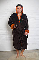 Халат мужской теплый велсофт ТМ "Tomiko"