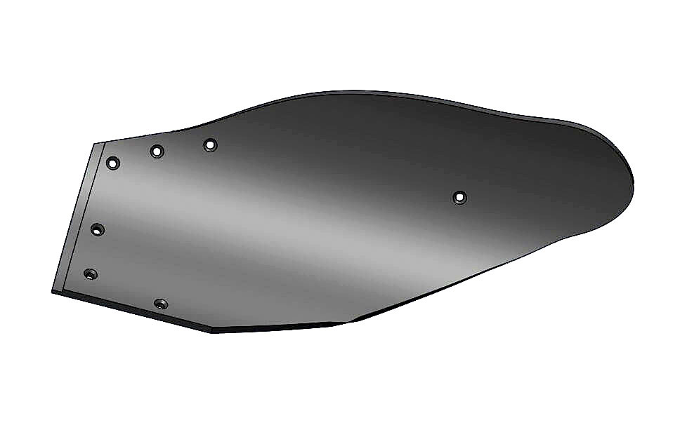 Відвал Unia M 1067/91,1067/92-001/0 R-L ПСГ МБ12 15мм комплектований підтримкою