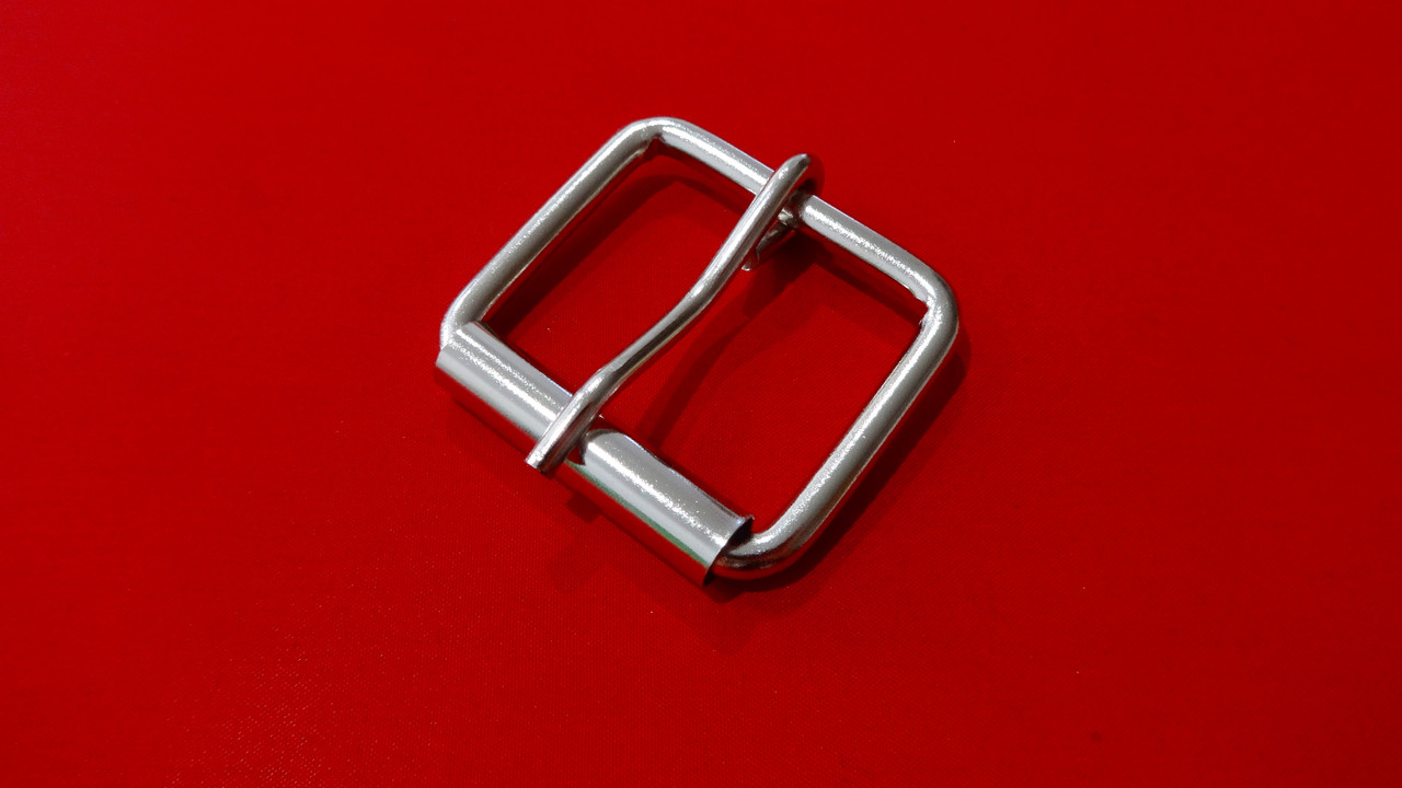 Пряжка металева 35 мм *30*4,5 мм нікель, фото 1