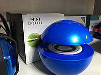 Детский портативный мини динамик синий Speaker