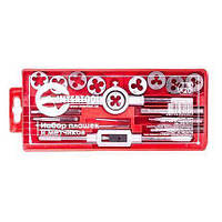 Набір плашок M3-M12 і мітчиків M3-M12, 40 ед. INTERTOOL SD-8040