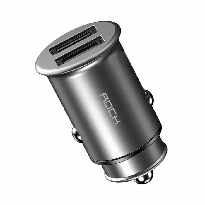 Автомобільний зарядний ROCK 5V/4.8 A (2xUSB)