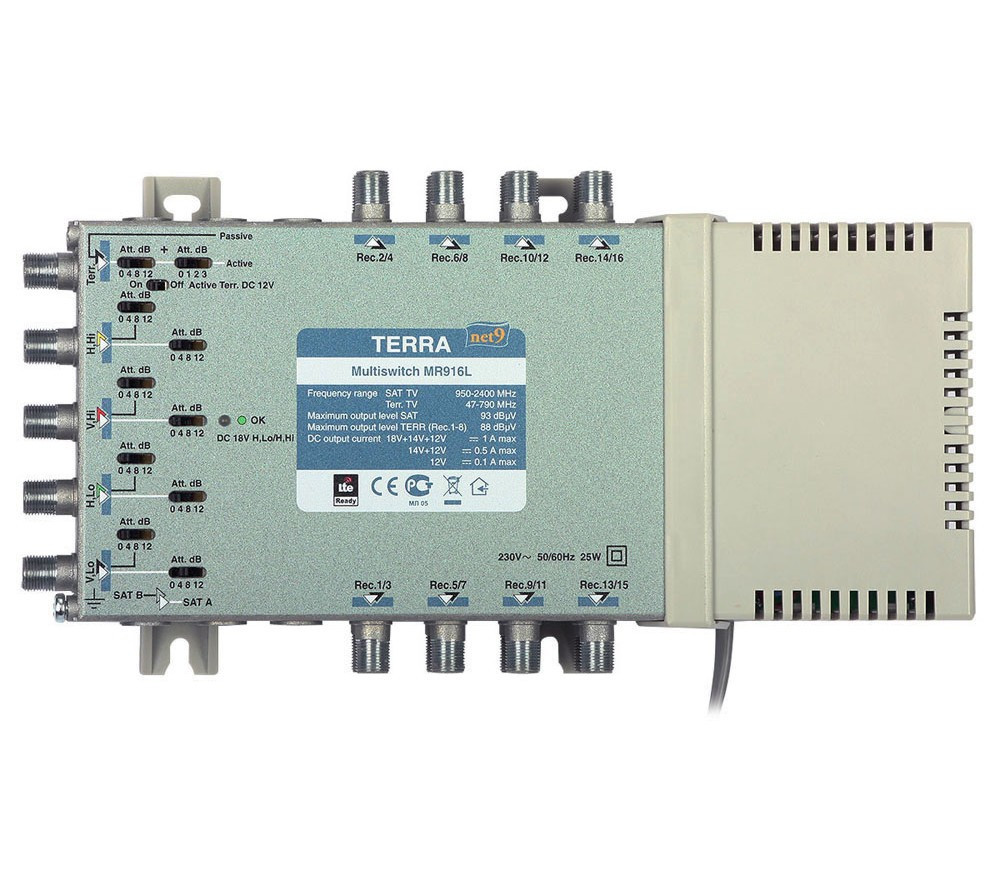 Радиальный мультисвич Terra MR 916L