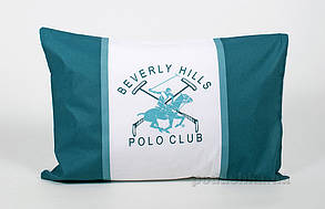 Набір наволочок Beverly Hills Polo Club BHPC ранфорс 024 Green 50х70 см - 2шт.