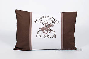 Набір наволочок Beverly Hills Polo Club BHPC ранфорс 029 Brown 50х70 см - 2шт.