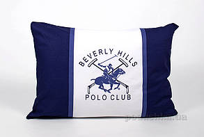 Набір наволочок Beverly Hills Polo Club BHPC ранфорс 029 Blue 50х70 см - 2шт.