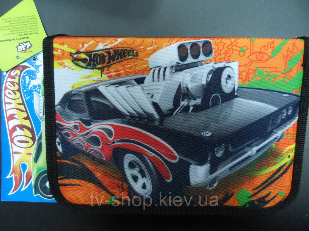 Пенал секційний із клапаном Hot Wheels Kite