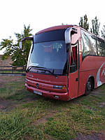 Производство и замена лобового стекла триплекс на автобусе Mercedes Benz O404 Noge Touring в Никополе (Украина). 3