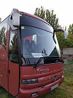 Производство и замена лобового стекла триплекс на автобусе Mercedes Benz O404 Noge Touring в Никополе (Украина). 9