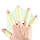 Ласти для рук універсальні, Дитячі та Дорослі. Ласти на руки для плавання (рожеві), фото 2