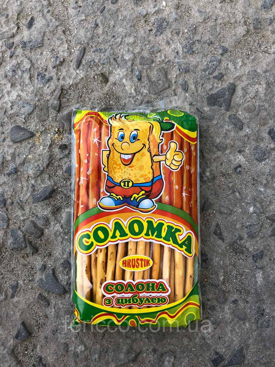 Соломка солона з цибулею Столична ПП Грандем 40гр, фото 1