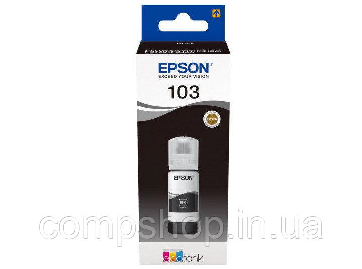 Чорнило Epson 103 (L3100/3101/3110/3150/3151) Black 65мл