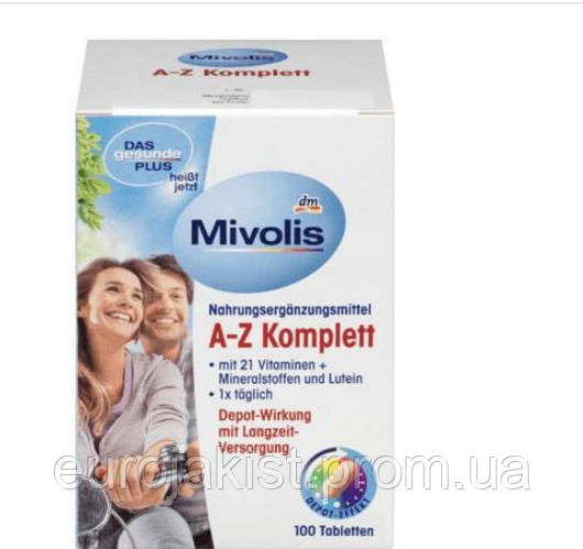 Mivolis A-Z Komplett Tabletten, 100 St, цена 115.90 грн — Prom.ua (ID ...