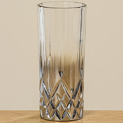 Склянка Медісон срібне скло h15см Гранд Презент 1008756