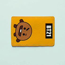 Картхолдер 1.0 Fisher Gifts 1006 BT21 SHOOKY (еко-шкіра)