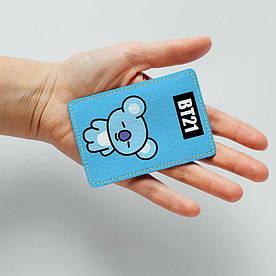 Картхолдер1.0 Fisher Gifts 1008 BT21 KOYA (еко-шкіра)