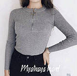 Жіноча кофточка рубчик фабричний Китай, фото 4