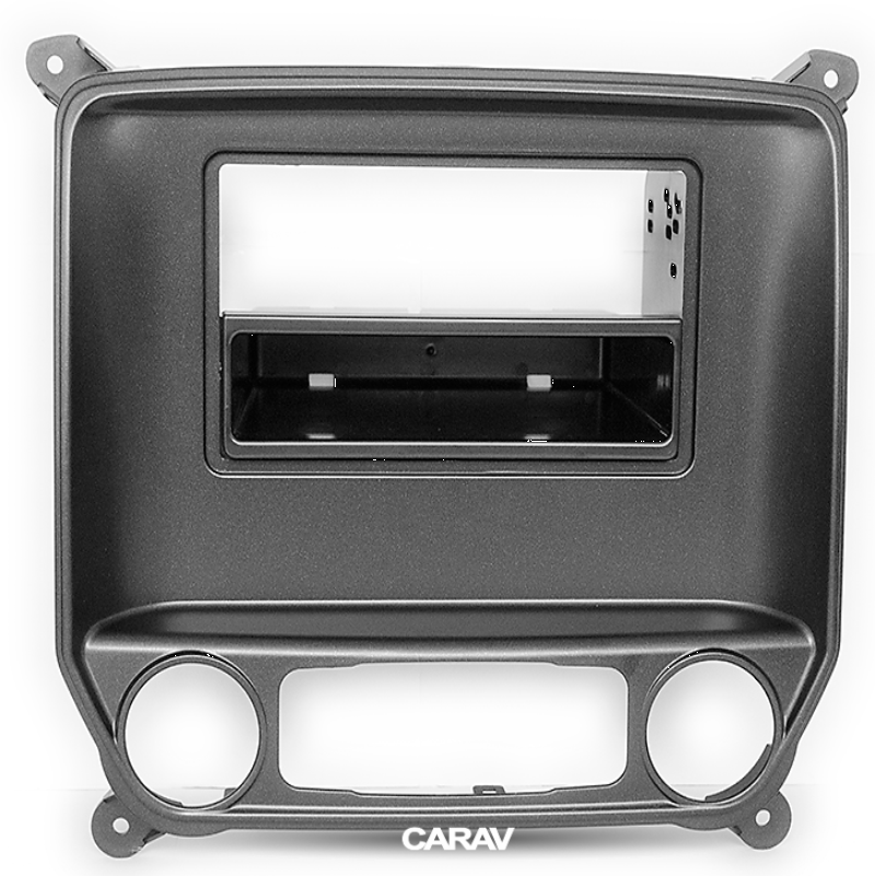 1-DIN 2-DIN переходная рамка CHEVROLET Silverado 2014+ / GMC Sierra 2014+ w/pocket, CARAV 11-537 - фото 5 - id-p1043076120