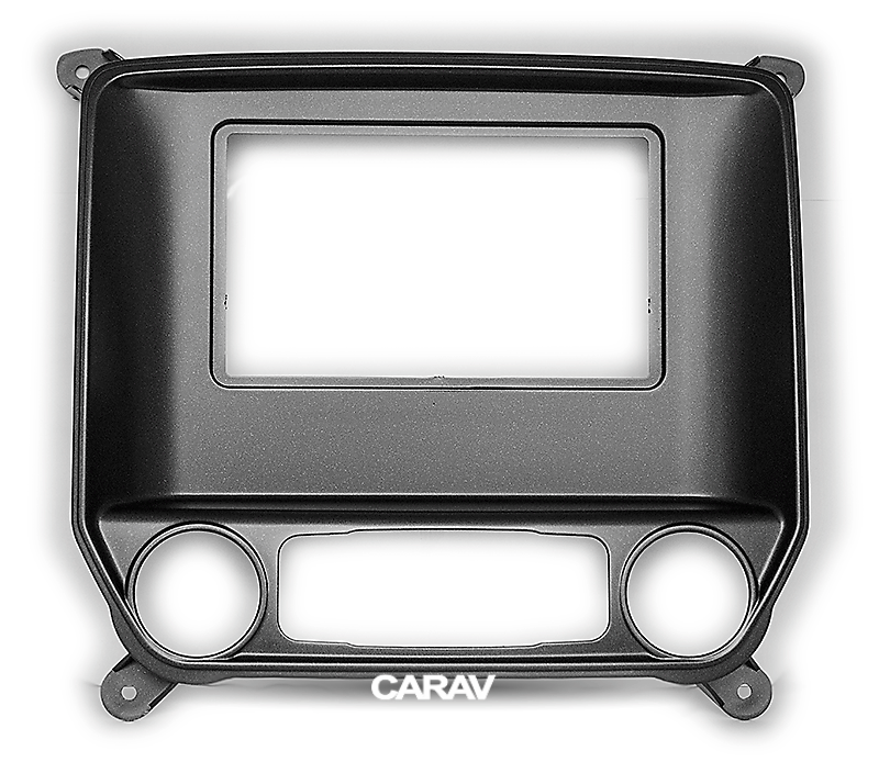 1-DIN 2-DIN переходная рамка CHEVROLET Silverado 2014+ / GMC Sierra 2014+ w/pocket, CARAV 11-537 - фото 4 - id-p1043076120