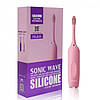 Електрична зубна щітка BlingBelle Silicone Electric Toothbrush рожева, фото 4