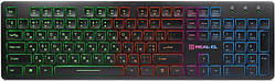 Клавіатура REAL-EL Comfort 7070 Backlit USB black