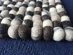 Килим із повсті з текстурою мармуру, килими незвичайні купити в Києві