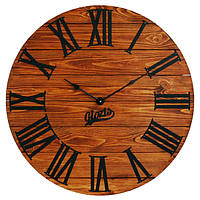 Настенные Часы Лофт Деревянные Glozis Kansas Rust (60 см) [Дерево, Металл]