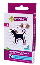 Vitomax ЕКО — краплі на холку проти бліх і кліщів для собак