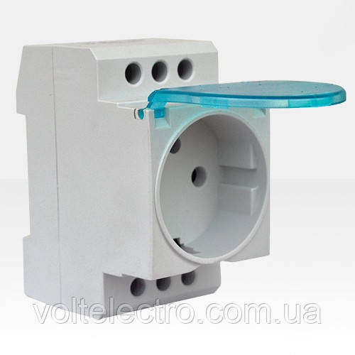 Розетка на DIN-рейку ONKA 16А, 250В с заземляющиеми контактами и ...