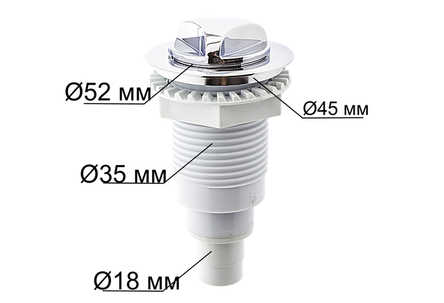 Пневмокнопка для джакузі