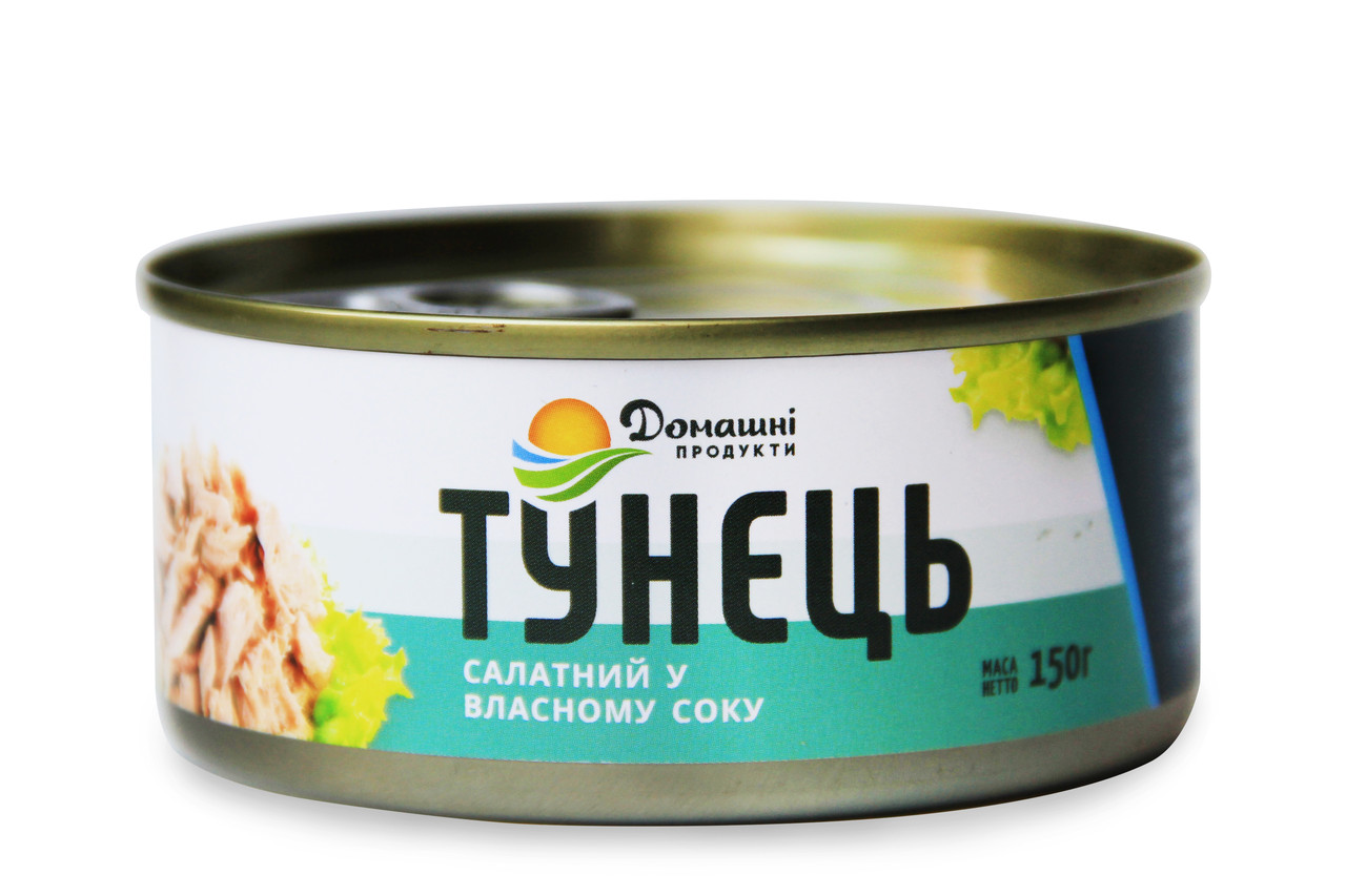 Консерва Домашні продукти 150г Тунець салатний у в/с