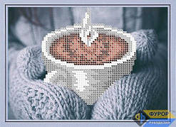 Схема для вишивання бісером Кружка зігрівальної кави