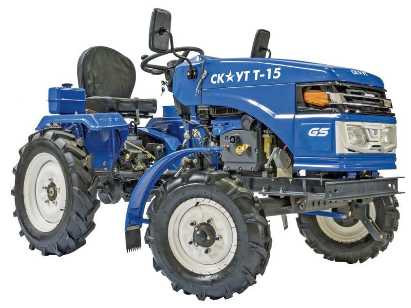 Мототрактор Garden Scout T15 (15 л. с, +фреза)