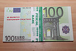 Сувенірна пачка грошей - 100 євро, фото 2
