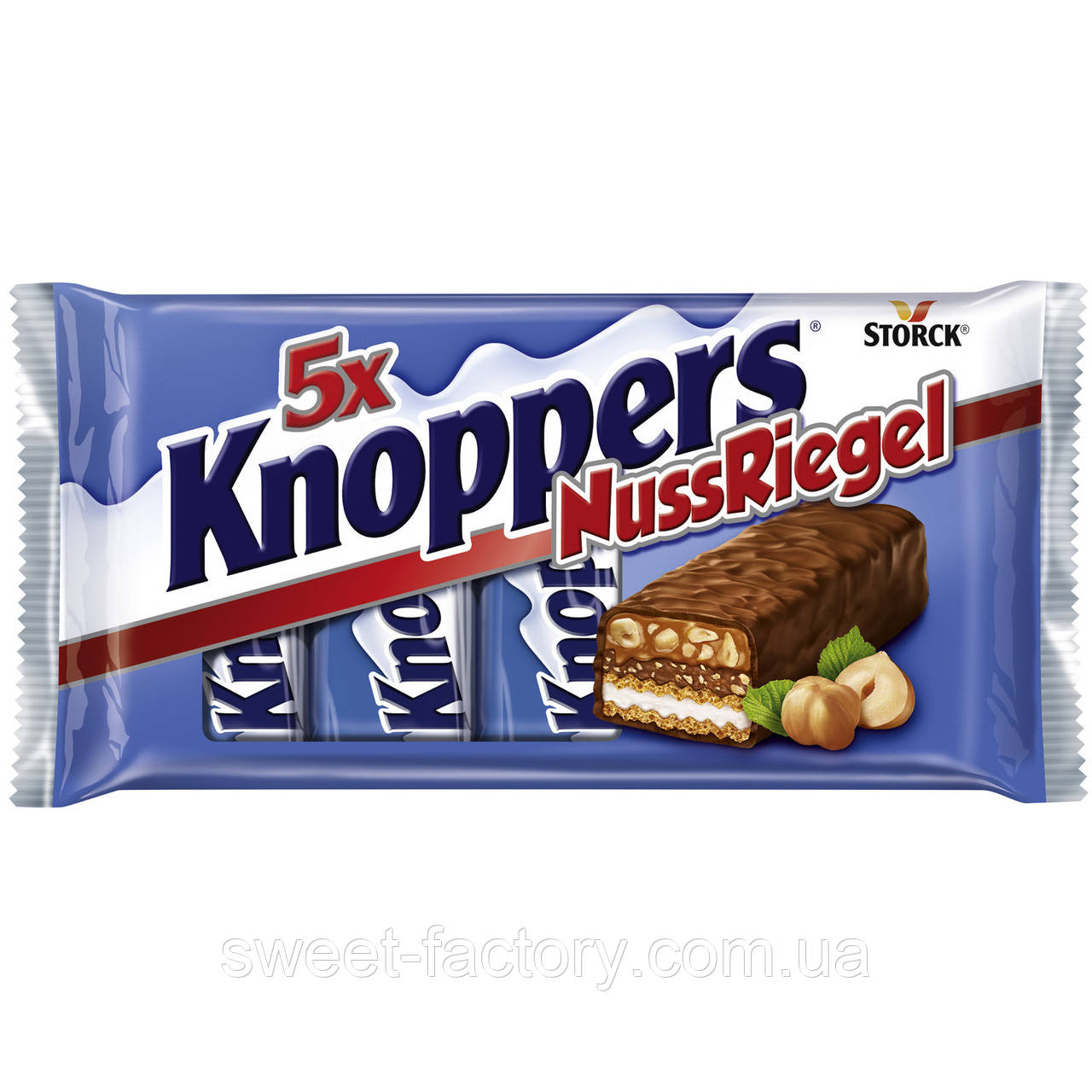 Батончики Knoppers Nuss Riegel 200g